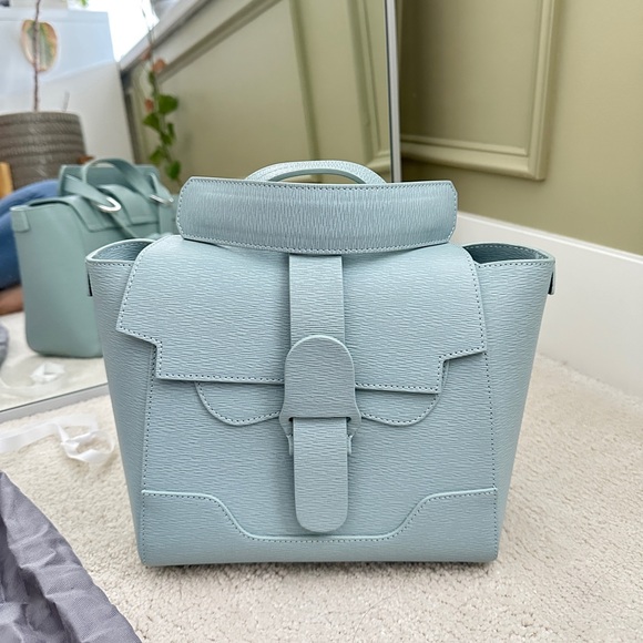 Senreve Mini Maestra - Pebbled Leather in Ice - Picture 6 of 8